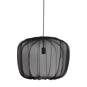 Light & Living hanglamp Plumeria – zwart – Ø60cm Light & Living hanglamp Plumeria – zwart – Ø60cm