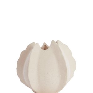 Light & Living vaas KELAPA – 26.5x26x23cm – wit Light & Living vaas KELAPA – 26.5x26x23cm – wit