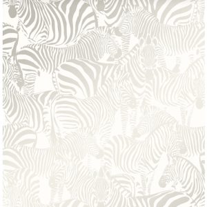 Origin Wallcoverings behang zebra's zilver – 53 cm x 10.05 m – 346836 Origin Wallcoverings behang zebra's zilver – 53 cm x 10.05 m – 346836