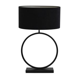 Light & Living tafellamp Liva/Velours ovaal – zwart, zwart – 45x21x70. Light & Living tafellamp Liva/Velours ovaal – zwart, zwart – 45x21x70.