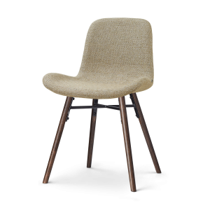 Nolon Nena-Fé Eetkamerstoel Taupe Melange – Walnoot Houten Onderstel Nolon Nena-Fé Eetkamerstoel Taupe Melange – Walnoot Houten Onderstel