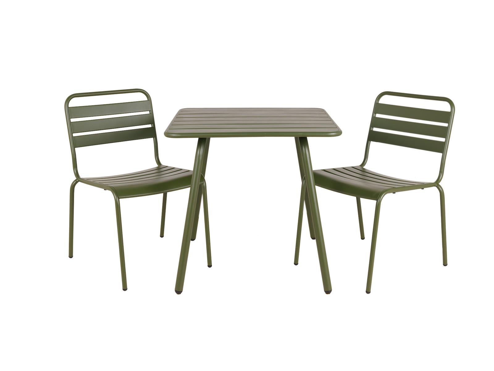 MaximaVida metalen tuinset Max olijfgroen 80 cm