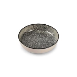 Ona – Diep bord 18,5xH5cm zwart Gravel – Set van 6 Ona – Diep bord 18,5xH5cm zwart Gravel – Set van 6