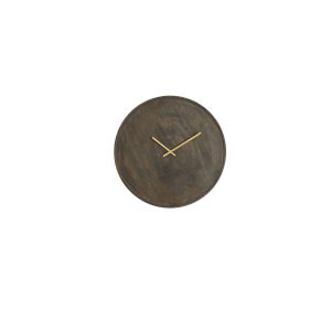 Light & Living klok Veti – bruin – Ø41cm Light & Living klok Veti – bruin – Ø41cm