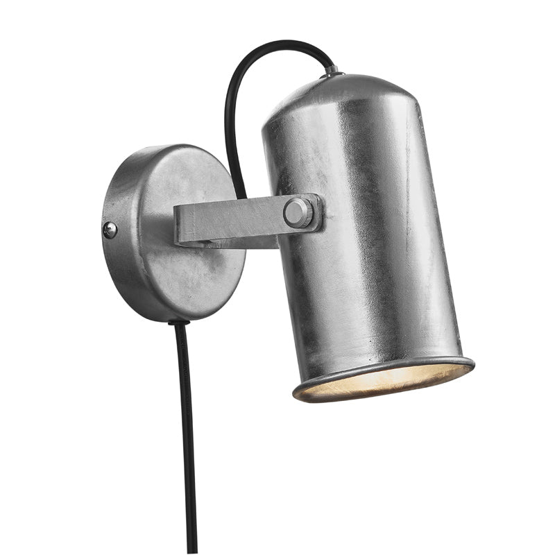 Nordlux Porter Wandlamp - Ø9cm - E27 - Verzinkt
