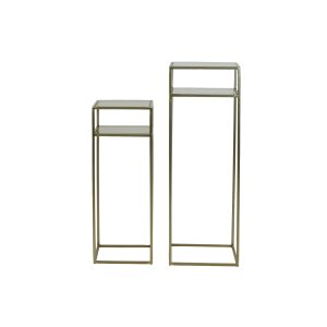 Light & Living bijzettafel Bilo – goud – 35x35x100cm Light & Living bijzettafel Bilo – goud – 35x35x100cm