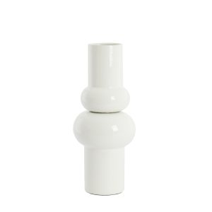 Light & Living vaas Irissa – wit – Ø19cm