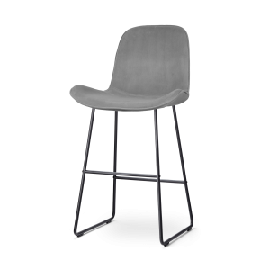 Nolon Nino-Fé Barkruk Grijs – Velvet – Zwart Onderstel – 75 cm Nolon Nino-Fé Barkruk Grijs – Velvet – Zwart Onderstel – 75 cm