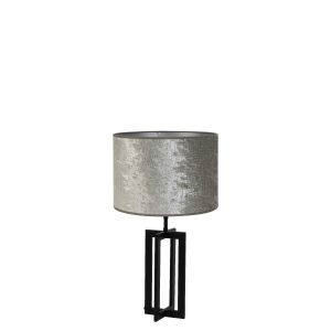 Light & Living tafellamp Mace/Chelsea – zwart, zilver – 30x30x56cm Light & Living tafellamp Mace/Chelsea – zwart, zilver – 30x30x56cm