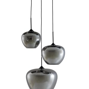 Light & Living hanglamp MAYSON – grijs – Ø40x160cm Light & Living hanglamp MAYSON – grijs – Ø40x160cm