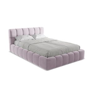 LaMiaSofa Bed met opbergruimte Roma – velours – lavendel – 160x228x82 LaMiaSofa Bed met opbergruimte Roma – velours – lavendel – 160x228x82