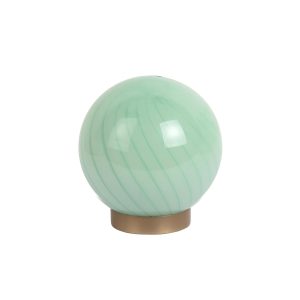 Leitmotiv tafellamp Summer Globe – groen – 15.2×15.2×16.7cm Leitmotiv tafellamp Summer Globe – groen – 15.2×15.2×16.7cm