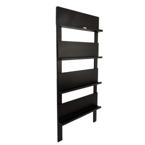MaximaVida wandrek Jamie zwart- boekenrek- tijdschriftenrek- 180 x 80 MaximaVida wandrek Jamie zwart- boekenrek- tijdschriftenrek- 180 x 80