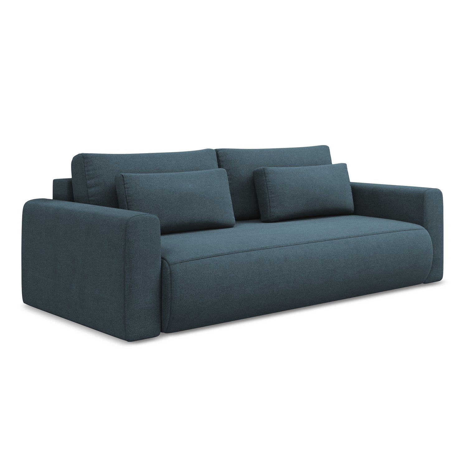 LaMiaSofa 3-zits slaapbank Perugia - textuurstof - jeans - 238x105x82