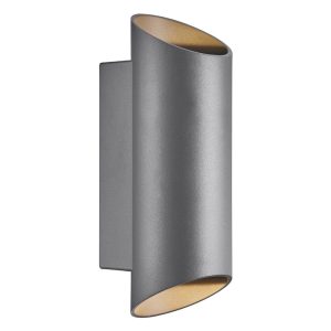 Nordlux Nico Wandlamp Buiten – Ø7,7cm – 2-lichts GU10 – IP54 – Antraci Nordlux Nico Wandlamp Buiten – Ø7,7cm – 2-lichts GU10 – IP54 – Antraci