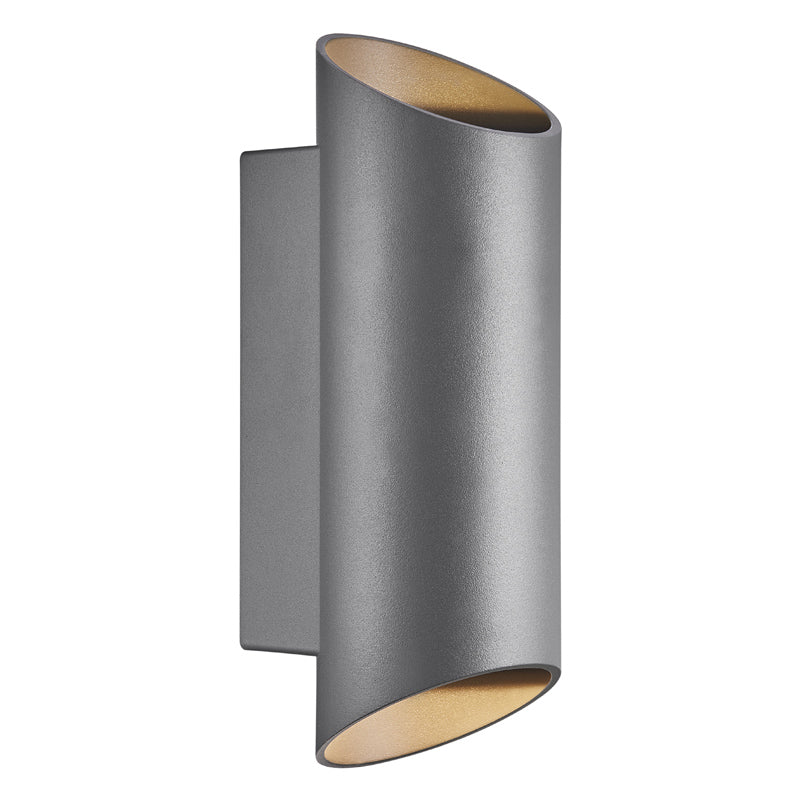 Nordlux Nico Wandlamp Buiten - Ø7,7cm - 2-lichts GU10 - IP54 - Antraci
