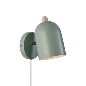 Nordlux Gaston | Wandlamp | E27 Fitting | Stofgroen Nordlux Gaston | Wandlamp | E27 Fitting | Stofgroen