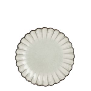 Mica Decorations Corfu Ontbijtbord – H3 x Ø21 cm – Keramiek – Grijs Mica Decorations Corfu Ontbijtbord – H3 x Ø21 cm – Keramiek – Grijs