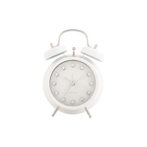 Karlsson wekker Glam Diamonds – wit – 11.8×5.7x17cm Karlsson wekker Glam Diamonds – wit – 11.8×5.7x17cm