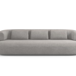 Micadoni Bank Jenny 4-zits, boucle, lichtgrijs – 90x226x73cm Micadoni Bank Jenny 4-zits, boucle, lichtgrijs – 90x226x73cm