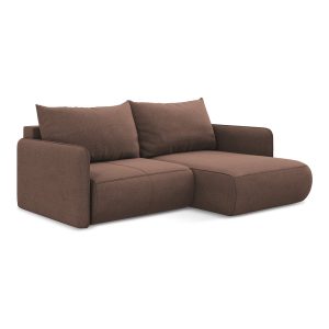 LaMiaSofa hoekbank rechts Palermo – textuurstof – poederroze – 207×148 LaMiaSofa hoekbank rechts Palermo – textuurstof – poederroze – 207×148