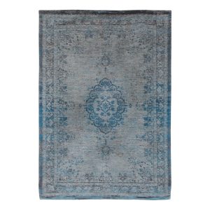 Louis De Poortere vloerkleed Grey Turquoise – blauw – 140x200cm