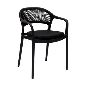 Kick tuinstoel Coco – Zwart Kick tuinstoel Coco – Zwart
