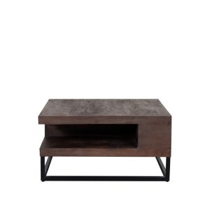 LABEL51 Salontafel Cube – Donkerbruin Mangohout – 80x80x40cm LABEL51 Salontafel Cube – Donkerbruin Mangohout – 80x80x40cm