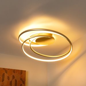 Lucide plafonnière SARDANA – Geïntegreerde LED – Mat Goud / Messing Lucide plafonnière SARDANA – Geïntegreerde LED – Mat Goud / Messing