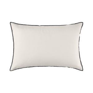 Madura Kussenovertrek Carlina kalksteen en zwarte hommel 40×60 cm Madura Kussenovertrek Carlina kalksteen en zwarte hommel 40×60 cm