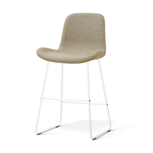 Nolon Nino-Fé Barkruk Taupe Melange – Wit Onderstel – 65 Cm