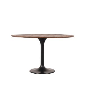 LABEL51 Eettafel Otto – Donkerbruin Mangohout – 130x130x75cm LABEL51 Eettafel Otto – Donkerbruin Mangohout – 130x130x75cm