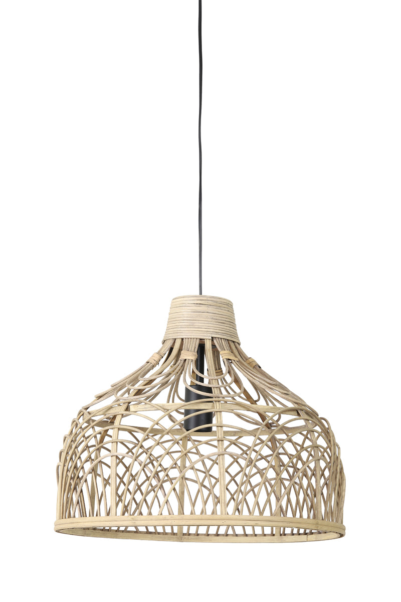 Light & Living - Hanglamp POCITA - Ø42x35cm - Bruin