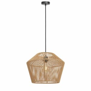 Light & Living hanglamp Caspian – zwart – Ø40cm Light & Living hanglamp Caspian – zwart – Ø40cm