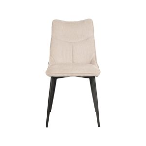 LABEL51 Eetkamerstoel Riv – Naturel Stof – Zithoogte 46cm – Set van 2 LABEL51 Eetkamerstoel Riv – Naturel Stof – Zithoogte 46cm – Set van 2