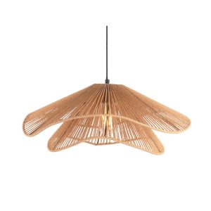 Leitmotiv hanglamp Sombra Double – naturel – 60x60x22.5cm Leitmotiv hanglamp Sombra Double – naturel – 60x60x22.5cm