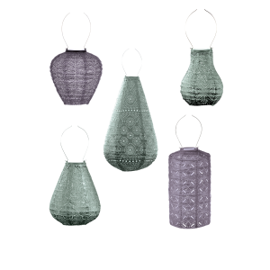 Lumiz solar lampion – toscana set – 3 stuks Lumiz solar lampion – toscana set – 3 stuks