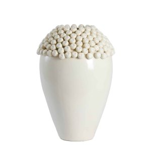 Light & Living vaas Lovro – wit – Ø39.5cm Light & Living vaas Lovro – wit – Ø39.5cm