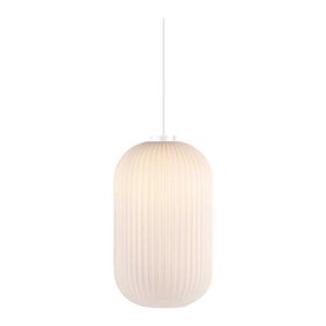 Nordlux Milford Hanglamp – Ø20cm – E27 – Wit