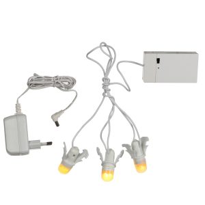 LuVille Kerstdorp Miniatuur Gloeilampenketting – 3 lampjes – L15 cm LuVille Kerstdorp Miniatuur Gloeilampenketting – 3 lampjes – L15 cm