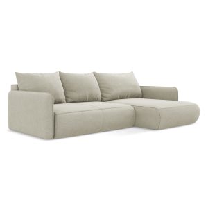 LaMiaSofa hoekbank rechts Palermo – textuurstof – lichtbeige – 240×148 LaMiaSofa hoekbank rechts Palermo – textuurstof – lichtbeige – 240×148