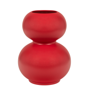 noo.ma TUGA Ceramic Vase – Poppy Red
