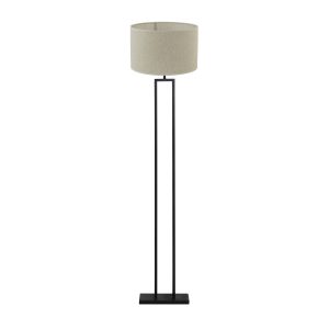 Light & Living vloerlamp Shiva/Breska – zwart, wit – 40x40x170cm Light & Living vloerlamp Shiva/Breska – zwart, wit – 40x40x170cm