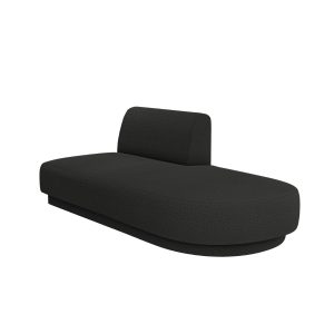 Micadoni Module Miley 2-zits, boucle zwart – 90x158x70cm Micadoni Module Miley 2-zits, boucle zwart – 90x158x70cm