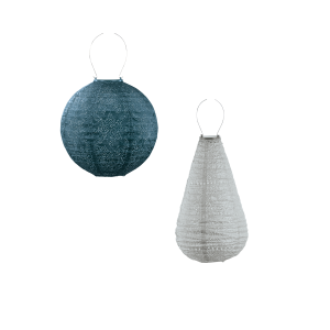 Lumiz solar lampion – iris set – 2 stuks Lumiz solar lampion – iris set – 2 stuks