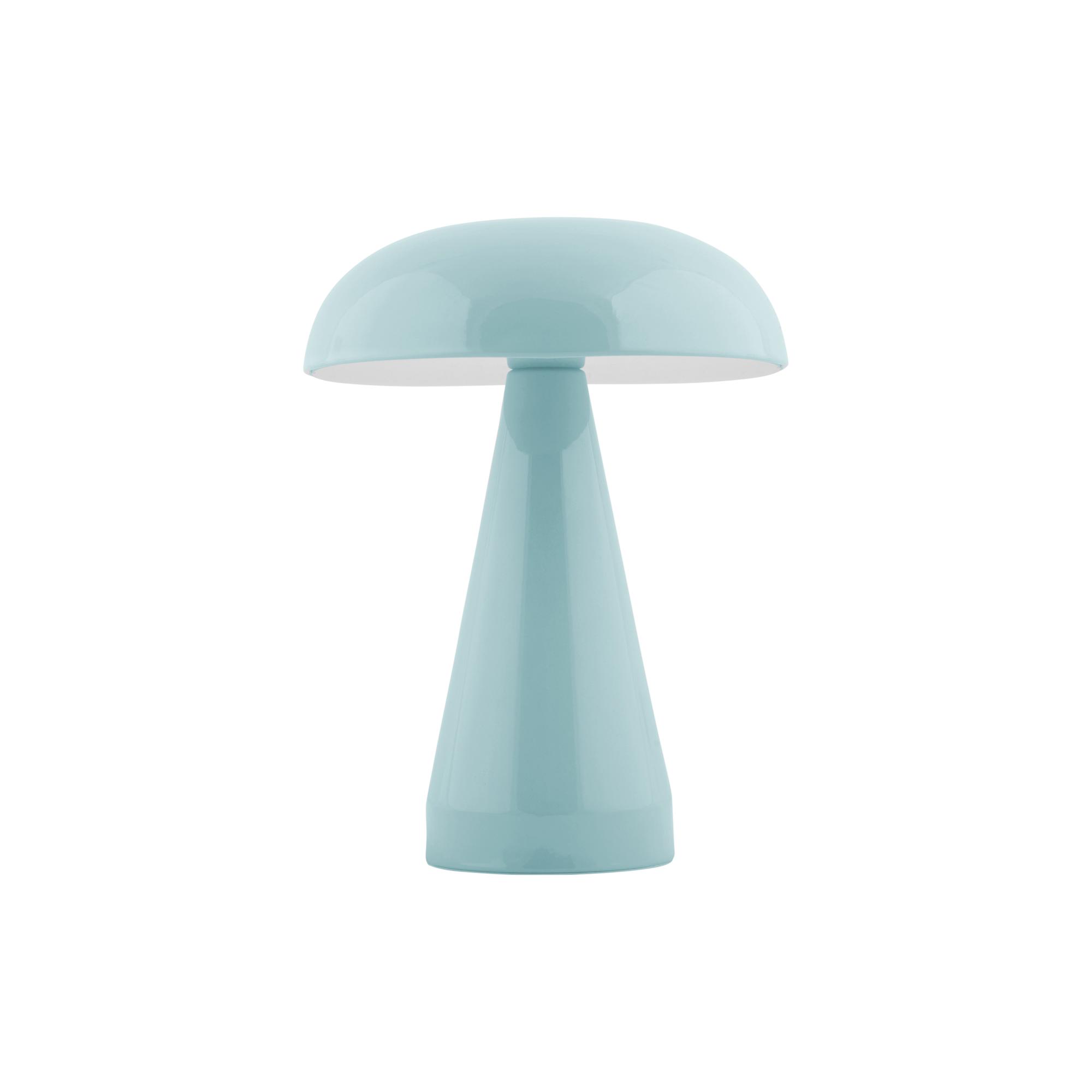 Leitmotiv tafellamp Rachel LED - blauw - 15.5x15.5x20.5cm - Paddenstoe
