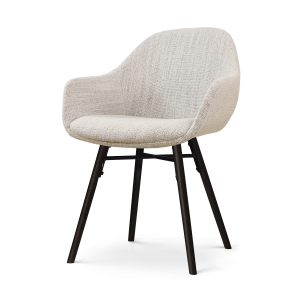 Nolon Nena-Mae Eetkamerstoel Beige Gemêleerd – Zwarte Houten Poten Nolon Nena-Mae Eetkamerstoel Beige Gemêleerd – Zwarte Houten Poten
