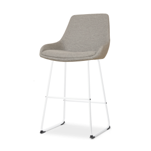 Nolon Nino-Isa Barkruk Warm Grijs – Stof – Wit Onderstel – 65 cm Nolon Nino-Isa Barkruk Warm Grijs – Stof – Wit Onderstel – 65 cm