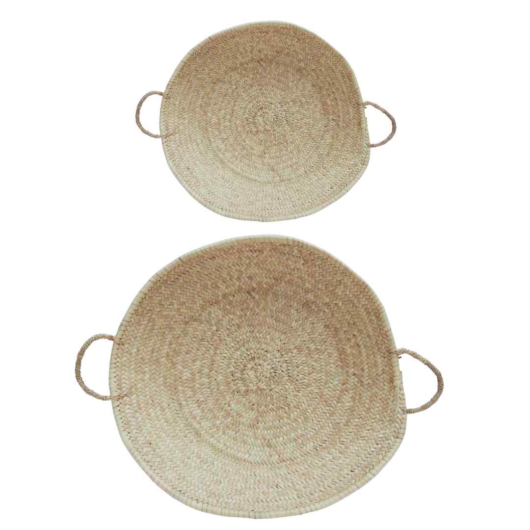 NOA MAY Mand Loulou - naturel - zeegras - Ø 40 x h 7 cm