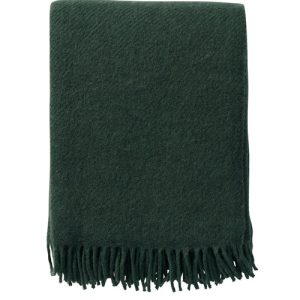 Klippan 100% wollen deken – Gotland – bottle green- 130x200cm Klippan 100% wollen deken – Gotland – bottle green- 130x200cm